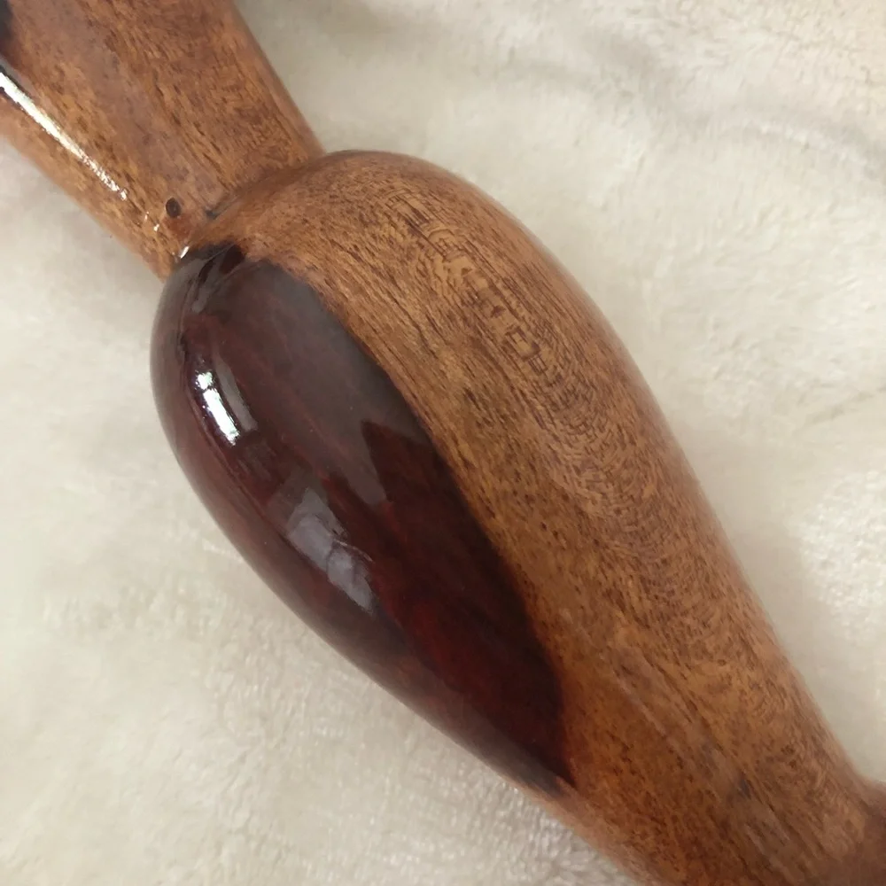 Glossy Wood Vase 8” Handmade Hand turned Artisan Decor